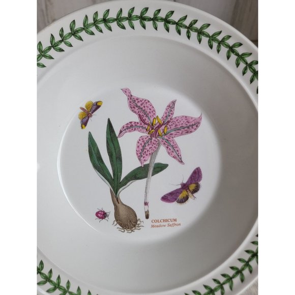 Portmeirion Botanic Gardens Meadow Saffron 8" soup salad bowl - Picture 3 of 7